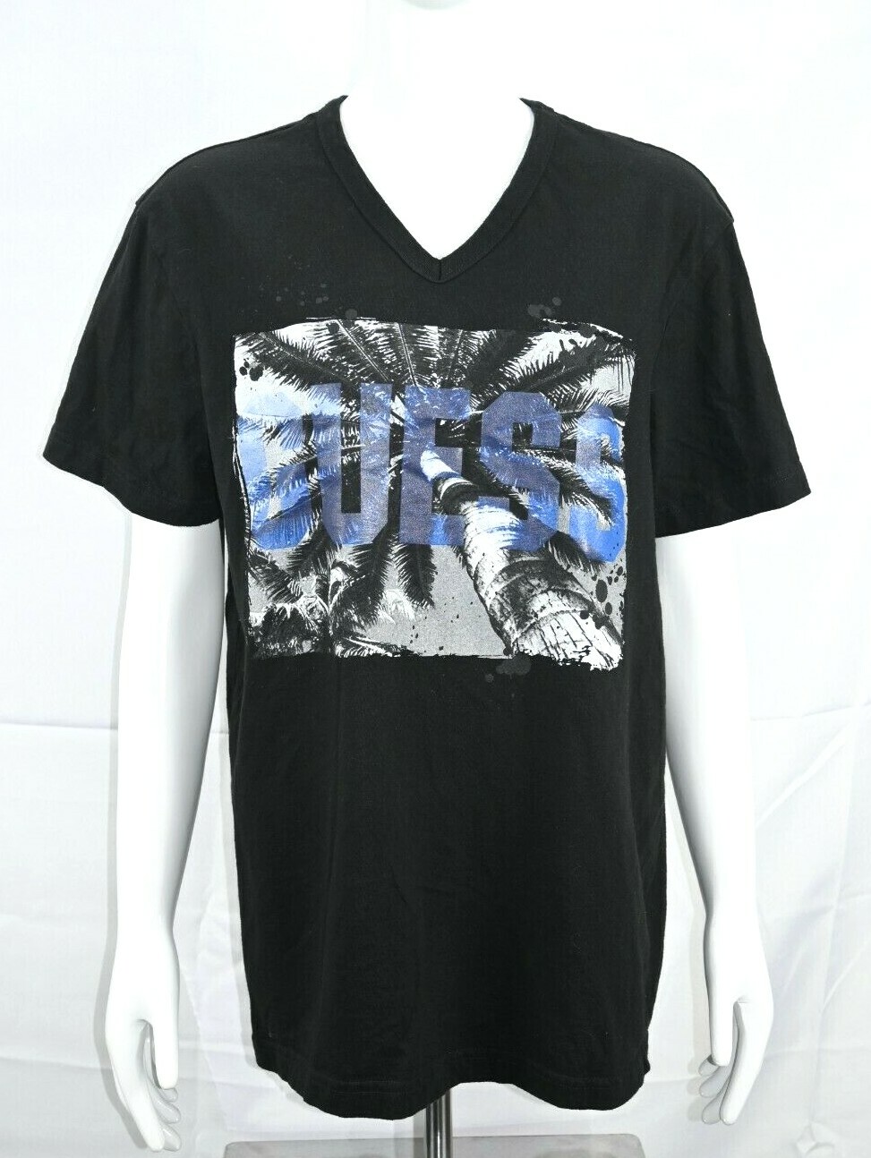 【関税込み】GUESS USA ブラック フロント レタリング トップス GUESS Originals Eco Baker Logo Tee | GUESS Jeans