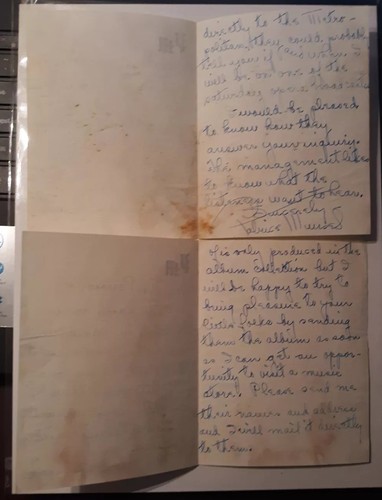 PATRICE MUNSEL, 1 TLS, 2 HAND SIGNED AND 1 HAND WRITTEN LETTER SIGNED, 2 1948, 1