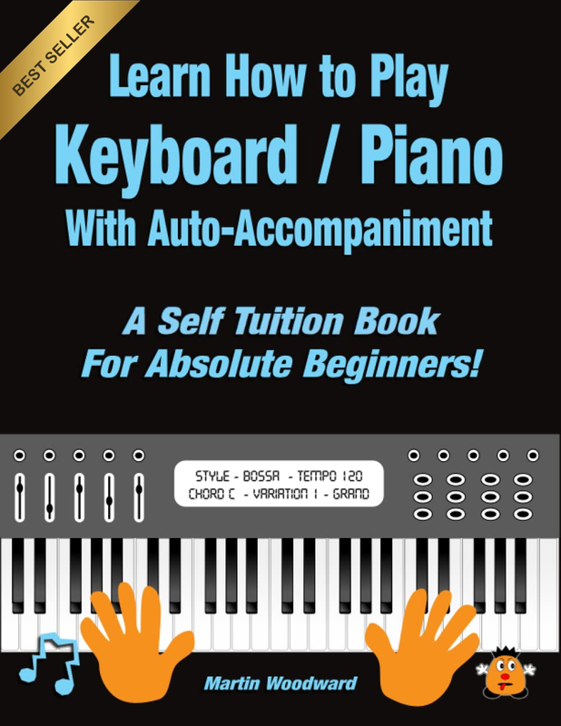 Learn Keyboard Piano with Auto Accompaniment Self Tuition Book for Beginners