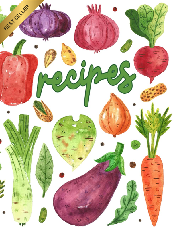 Recipe Book to Write in Your Own Recipes: Large Blank Recipe Organizer | Make Yo