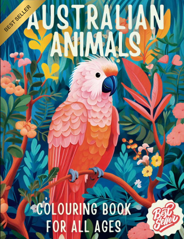 Wildlife Wonders: Australian Animals Colouring Book: Australian Animals Coloring