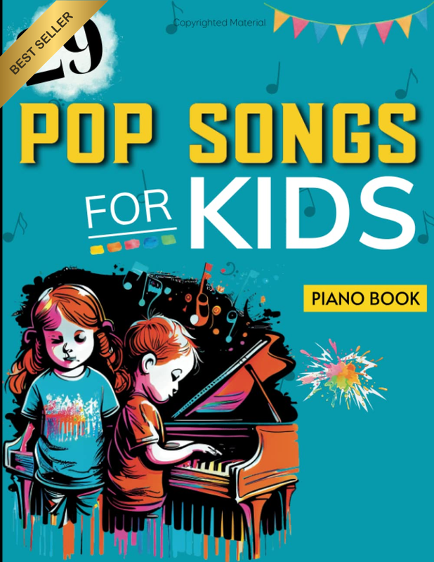 29 Pop Songs for Kids Piano Book: Easy Piano