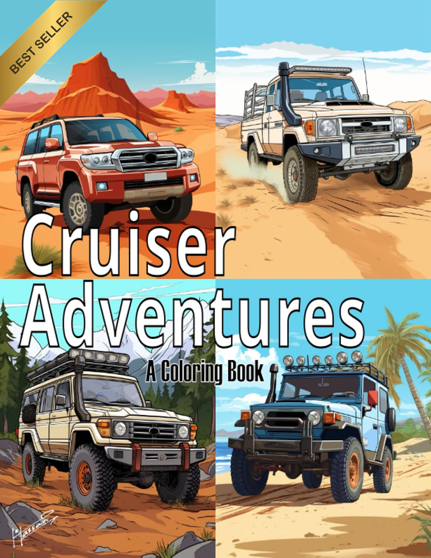Cruiser Adventure a Coloring Book: Iconic SUV Coloring Book