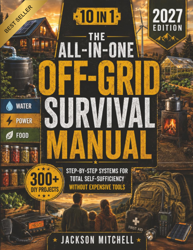 The All-In-One Off-Grid Survival Manual: [10-In-1] How to Live Anywhere, Protect