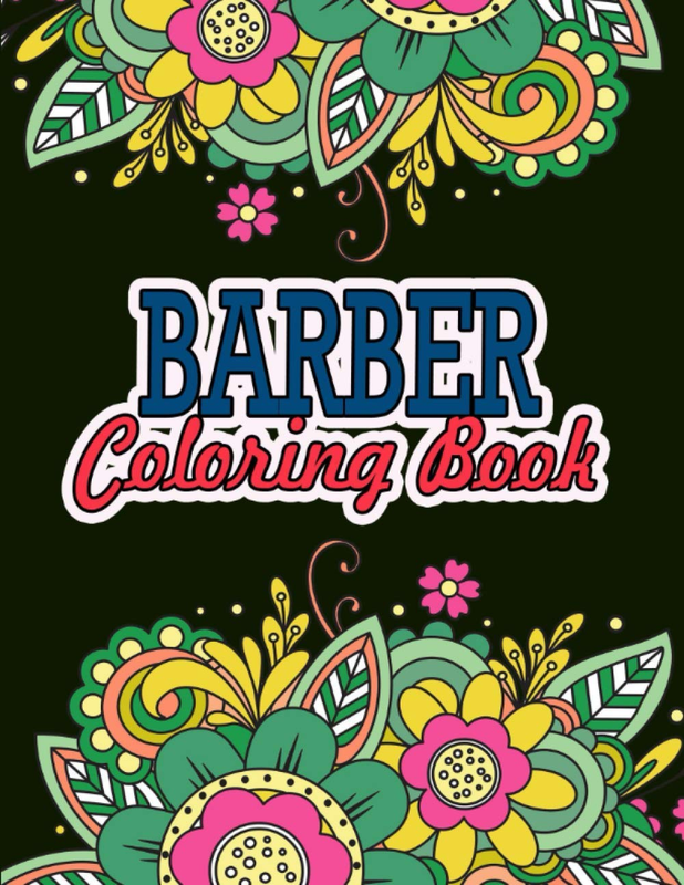 Barber Coloring Book: Barber Gifts for Him | Great Christmas & Secret Santa Pres