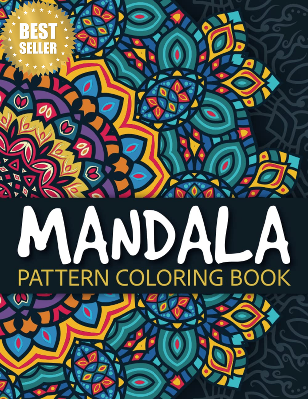 Mandala Pattern Coloring Book: a Mindful Coloring Book with Stress-Relieving Des