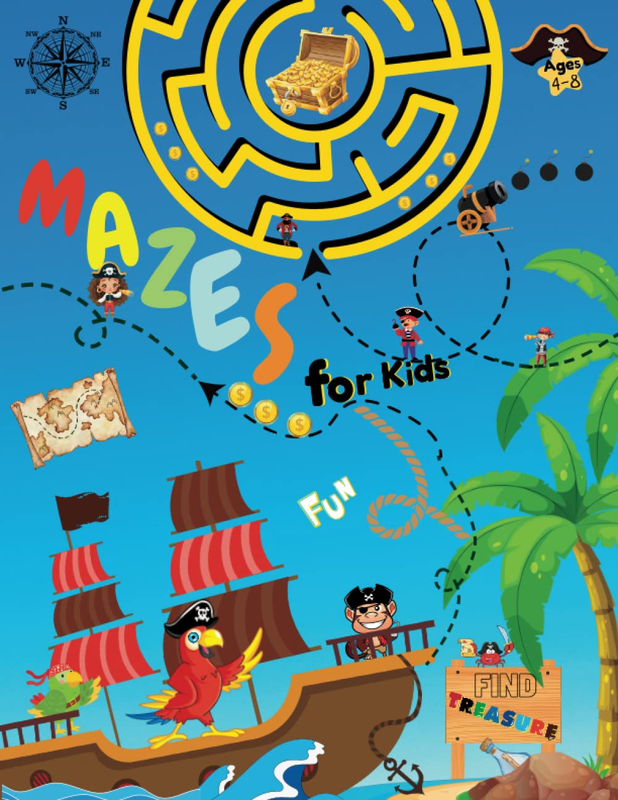Mazes for Kids Ages 4-8: Maze Activity Book for Kids | 80 Mazes