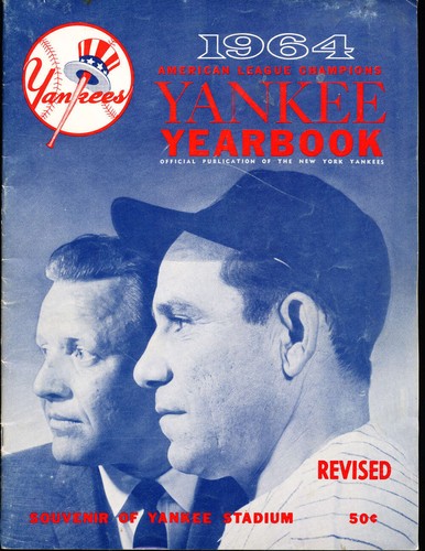 1964 New York Yankees Yearbook revised roster date is 6/12