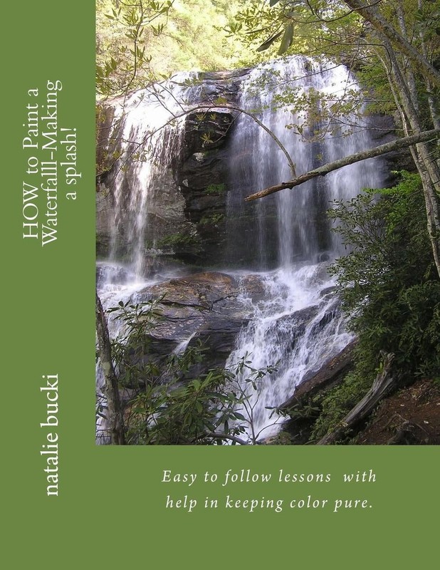 HOW to paint a waterfall- making a splash by Natalie