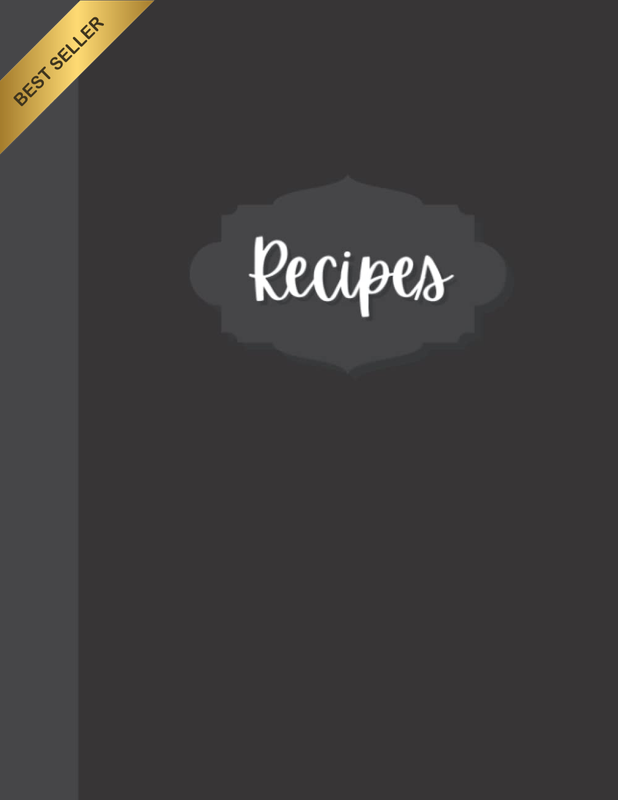Recipes: Create Your Own Do-It-Yourself Cookbook | Blank Recipe Journal to Write