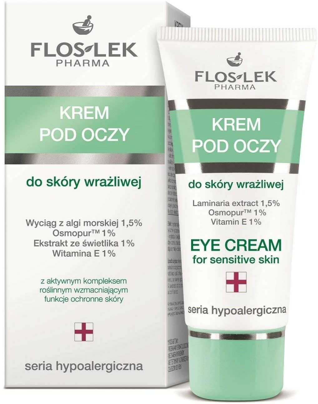 Floslek Pharma Augencreme für empfindliche Haut Hypoallergene Linie 30ml