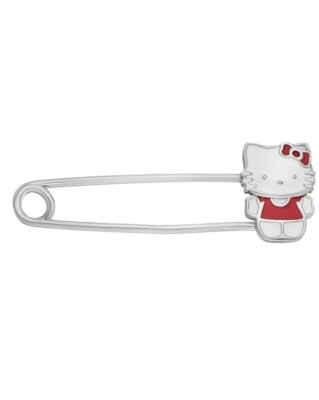 Die Brosche ist neu. Silber 925 mit Emaille. ''Kitty'' ohne Kette