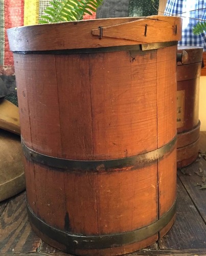 Antique Firkin, Tall And Narrow Shape
