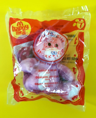 McDonalds Happy Meal Toy 2007 Build-A-Bear Workshop Spring Bear #7 New & Sealed