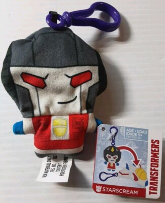 Transformers ''Starscream'' Backpack Plush Clip Ons  Hasbro 2017  ''NEW''