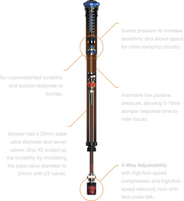 2025 Fox Shox 40 Float 29 GRIP X2 Factory Downhill Fork