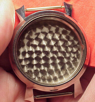 VINTAGE Gruen UNMARKED Alarm Wristwatch Case Caliber 910SS NewOS Stainless Steel