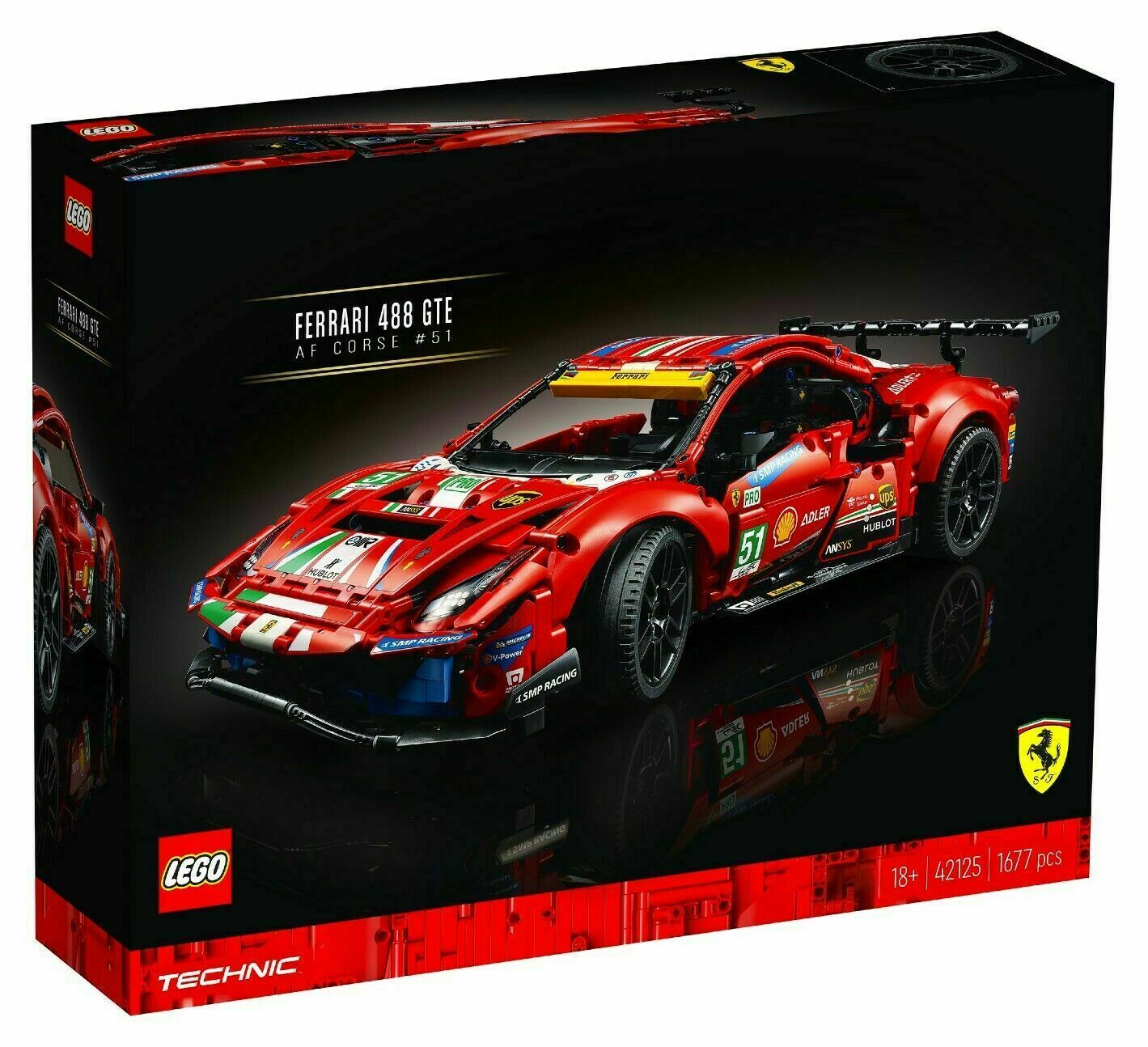 official licensed product　FERRARI模型 LEGO Technic Ferrari 488 GTE “AF Corse #51” 42125 Building