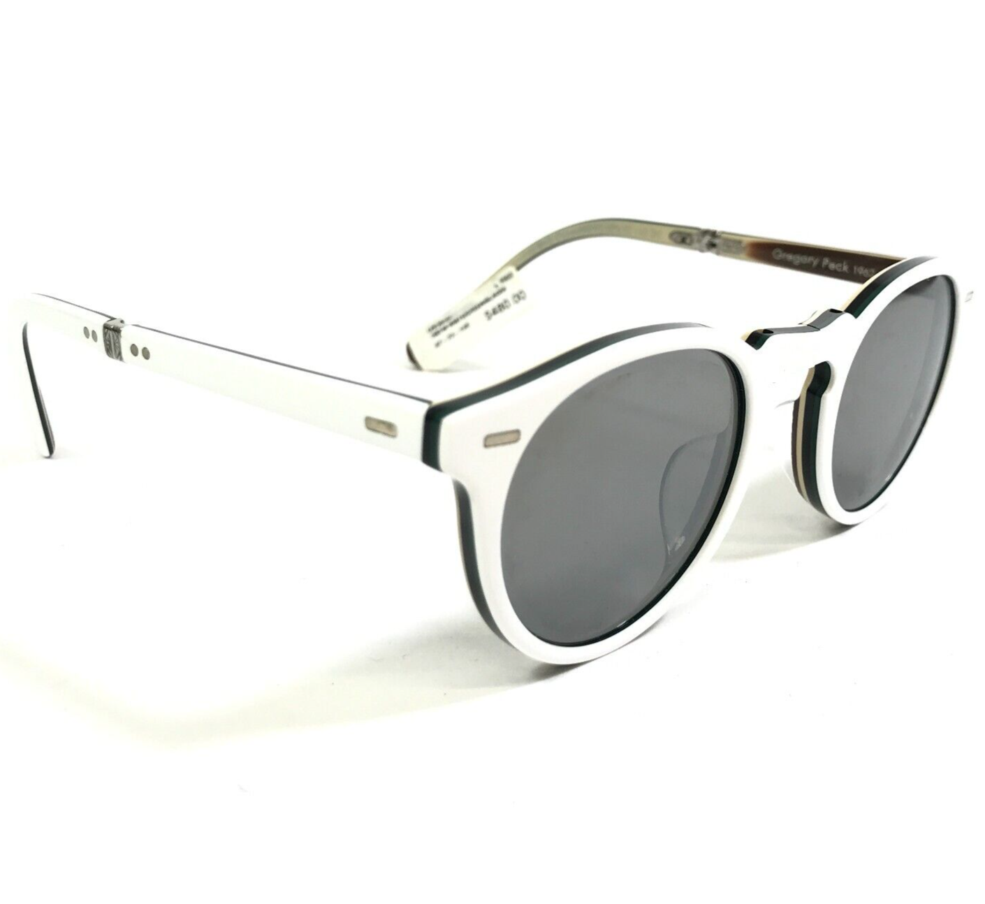 Pre-owned Oliver Peoples Sunglasses Ov5456su 168740 Gregory Peck 1962 Collapsible Foldable In Gray