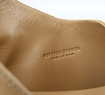 Pre-owned Bottega Veneta $1280 Authentic  Leather Tall Boots, Tan, 297865 2841 In Brown