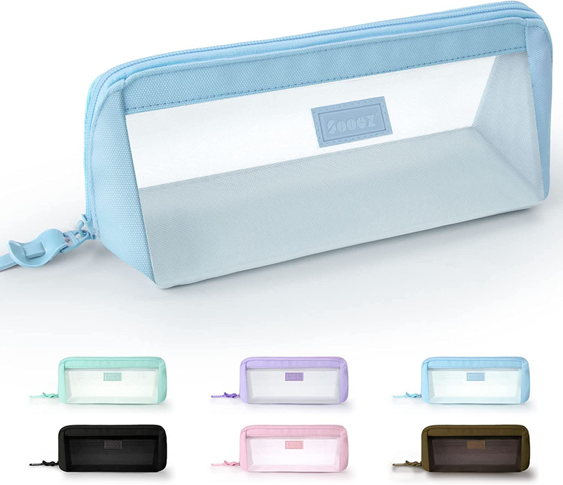 Case, Big Capacity Clear Pencil Pouch Pen Bag With Zipper