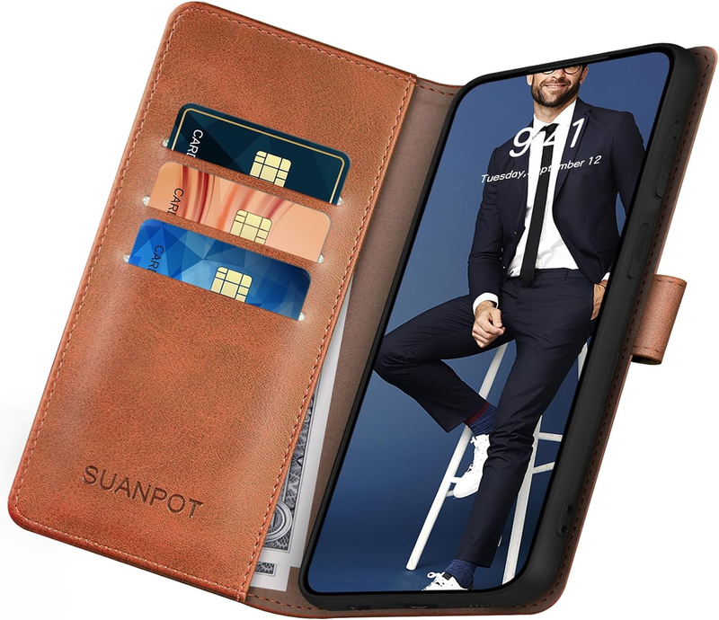 for Samsung Galaxy S24 FE Wallet case with RFID Blocking Credit Card Holder,Flip