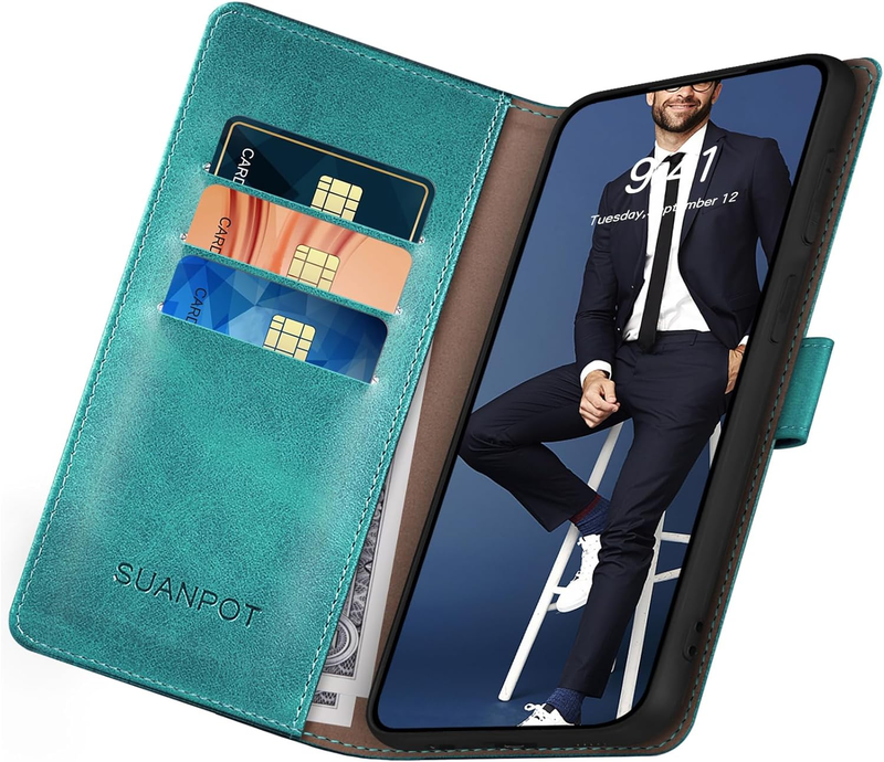 for Samsung Galaxy S24 FE Wallet case with RFID Blocking Credit Card Holder,Flip