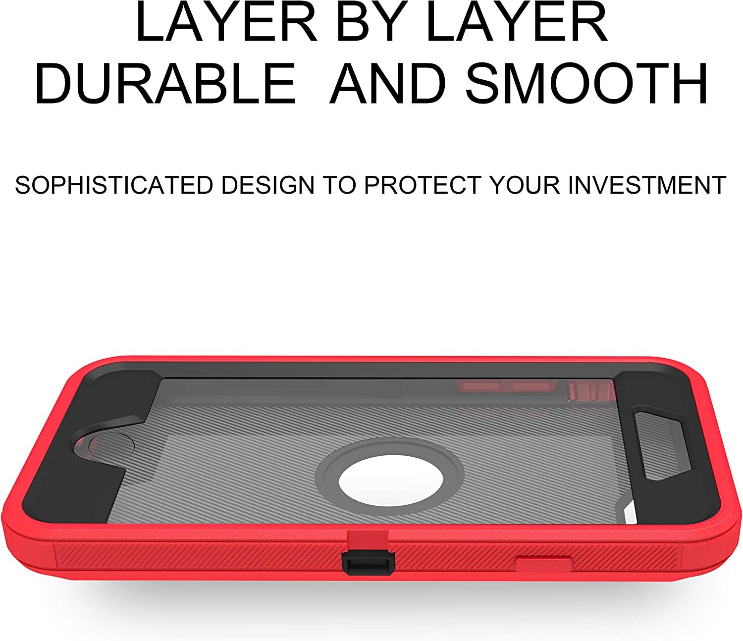 For iPhone SE 2020/2022 Shockproof Defender Case Cover w/ Belt Clip & Screen 