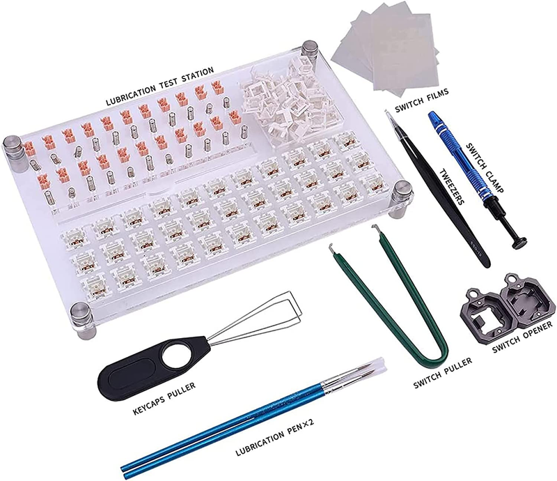 33 Switch Lube Station with Switch Puller Key Puller Switch Film Switch Opener