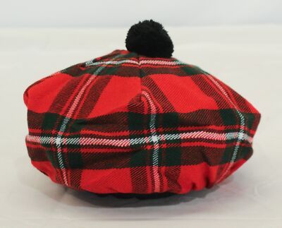 UMAM Unisex Adult's Scottish Traditional Tam o  Shatner Hat JW7 Red One Size 