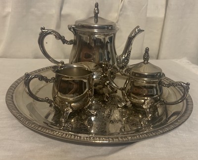 child's silver plated tea set