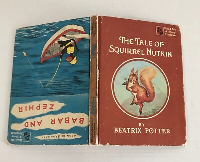 Read Me a Story 2 Books in 1 Squirrel Nutkin and Babar and Zephir HB c 1937