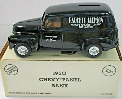 ERTL 1950 Panel Truck Bank - Barret Jackson - Item 9361 - Pre Owned!