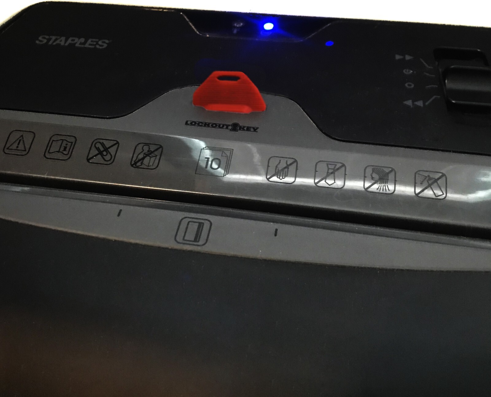Replacement Lockout Key For Staples Shredder Lifetime