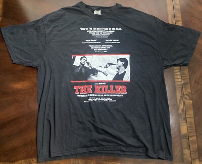 Rucking Fotten x The Killer by John Woo Black Graphic T-Shirt 3XL Rare
