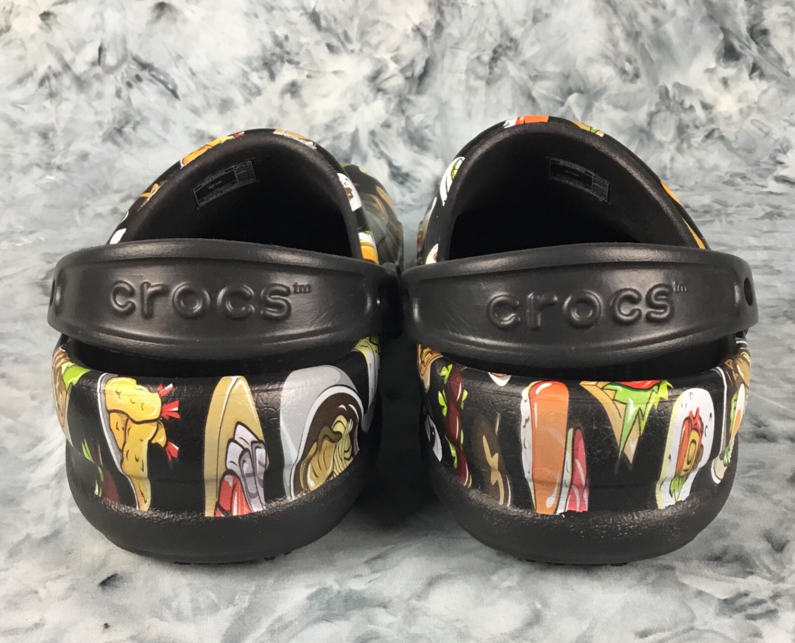 Crocs Bristro Graphic Clogs Black/ Tumbleweed Men’s Size 7 Women’s Size 9