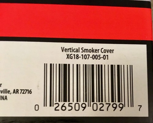 Expert Grill Vertical Smoker Cover Durable Ripstop Fabric 22