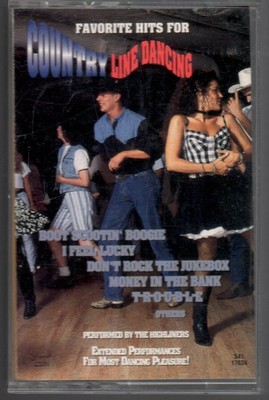 Favorite Hits For Country Line Dancing The Highliners Cassette Tape Free Ship