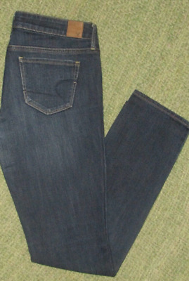 American Eagle Jeans Size 8 SKINNY Stretch Denim Low Rise