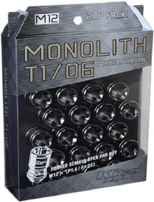 Genuine KYO-EI KICS MONOLITH T1 / 06 [ M12 X P1.5] 20PCS OEM MN01GK Japan