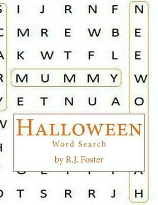 Halloween: Word Search by R.J. Foster (English) Paperback Book Free Shipping!