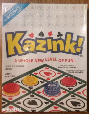 Kazink Board Game 2004 Jax Brand New Sealed
