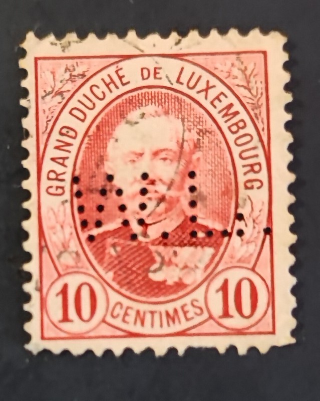 Timbre Luxembourg 1891 Grand-Duc Adolphe