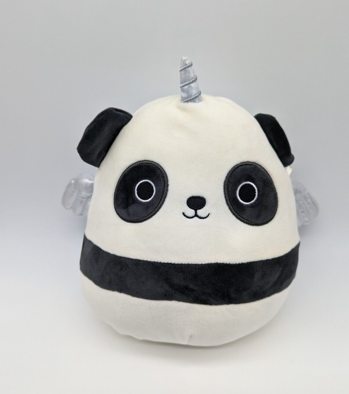 Squishmallows Kayce The Panda Pandacorn Plush Kellytoy 8” Stuffed Animal Unicorn