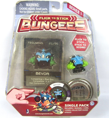 Bungees Flick To Stick Figure Teguminis Bevor 2014 Series 1 New