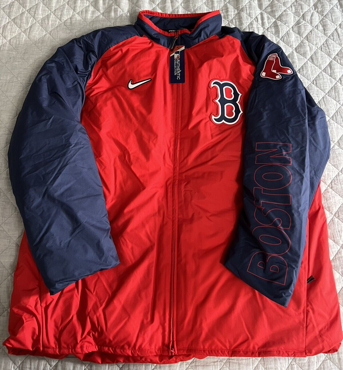 Nike Boston Red Sox Men's Size 2XL XXL Dugout Jacket Down