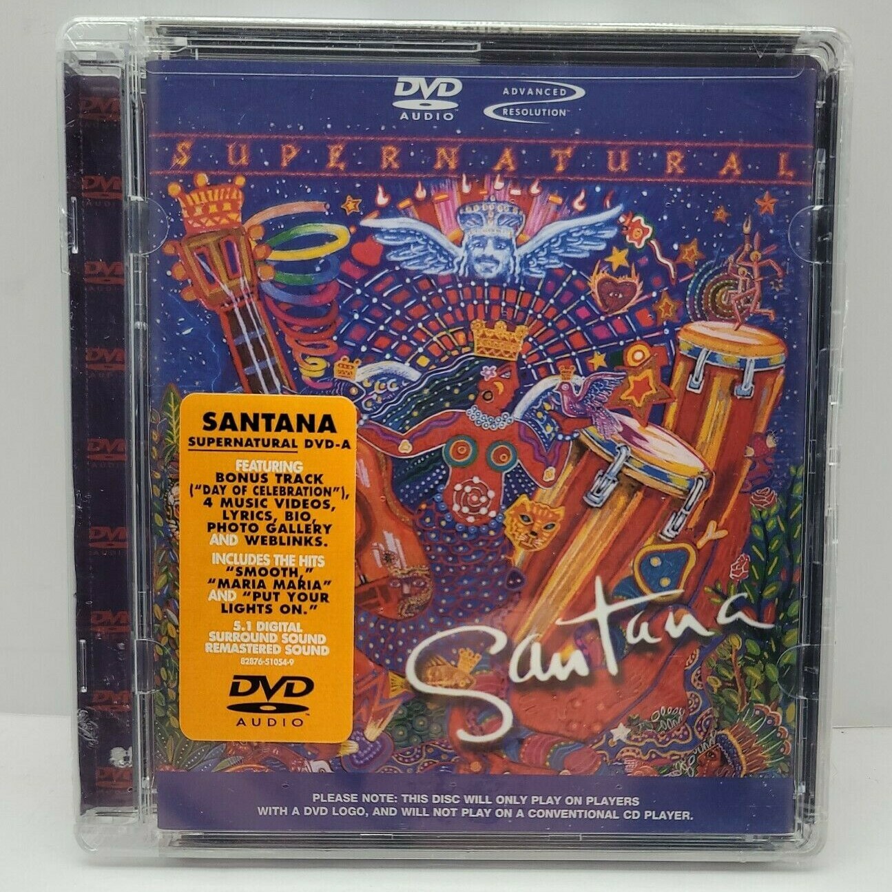 Brand NEW SANTANA - SUPERNATIONAL - DVD-Audio - BONUS TRACKS