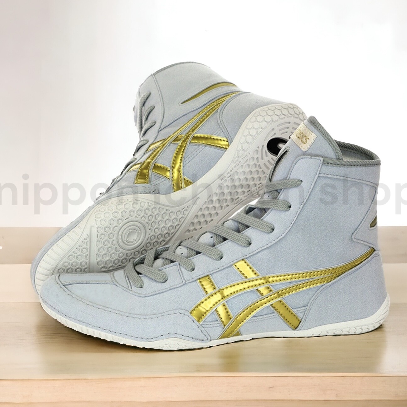 【最安値挑戦】 Shoes Wrestling order】ASICS to Made Model EX-EO 1083A001 シューズ
