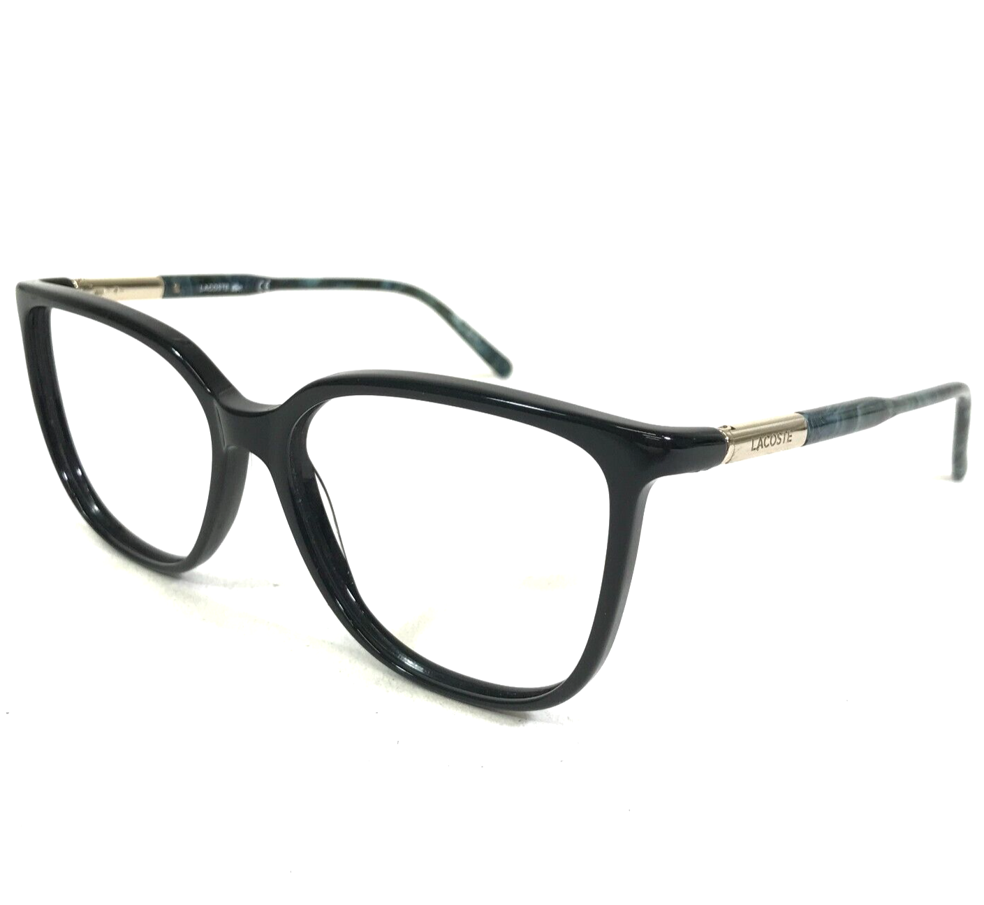 Lacoste Eyeglasses Frames L2892 001 Black Blue Square Full