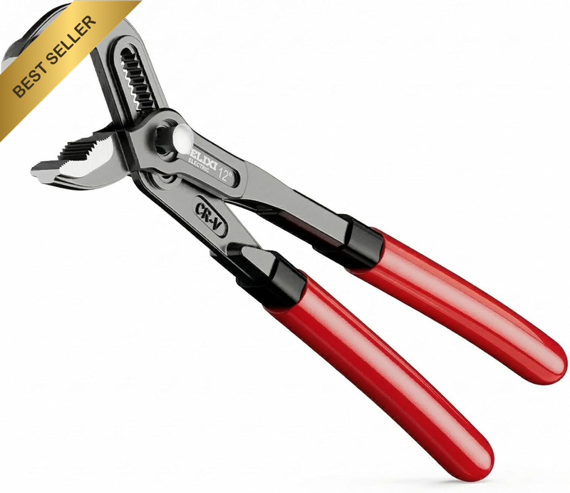 Water Pump Pliers, Quick Adjust Groove Joint Pliers, V-Jaw Cobra Pliers for Plum